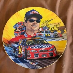 Jeff Gordon collectible Record Breaker plate #0396P